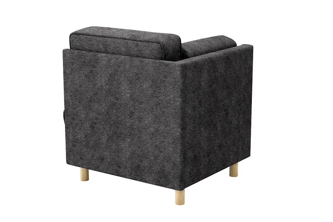 Шелдон / кресло для отдыха велюр sierra 9 темно-серый